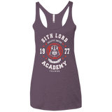 T-Shirts Vintage Purple / X-Small Sith Lord Academy 77 Women's Triblend Racerback Tank