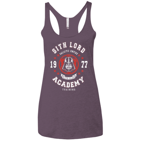 T-Shirts Vintage Purple / X-Small Sith Lord Academy 77 Women's Triblend Racerback Tank