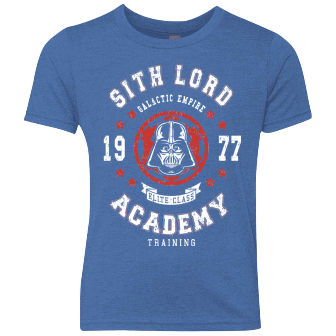 T-Shirts Vintage Royal / YXS Sith Lord Academy 77 Youth Triblend T-Shirt