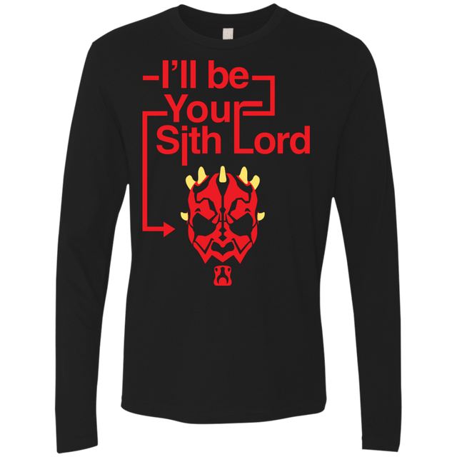 T-Shirts Black / Small Sith Lord Darth Maul Men's Premium Long Sleeve