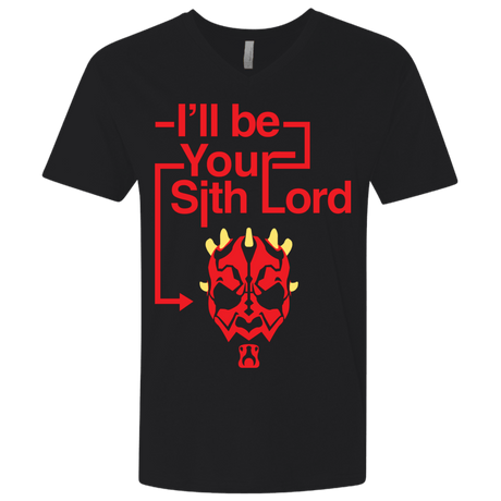 T-Shirts Black / X-Small Sith Lord Darth Maul Men's Premium V-Neck