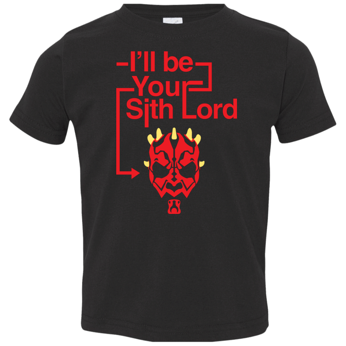 T-Shirts Black / 2T Sith Lord Darth Maul Toddler Premium T-Shirt