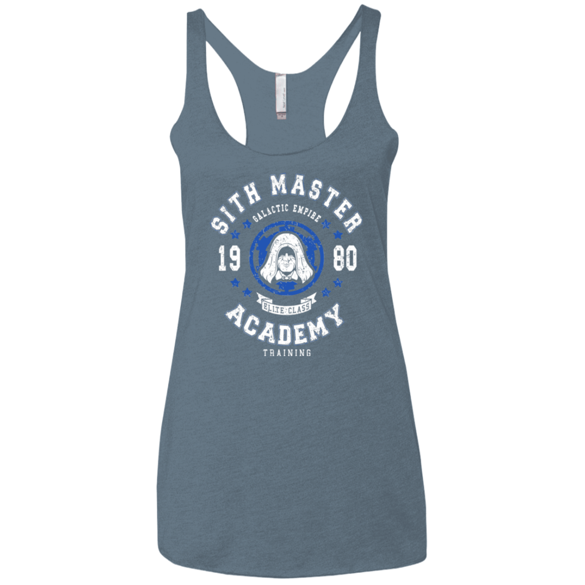 T-Shirts Indigo / X-Small Sith Master Academy 80 Women's Triblend Racerback Tank