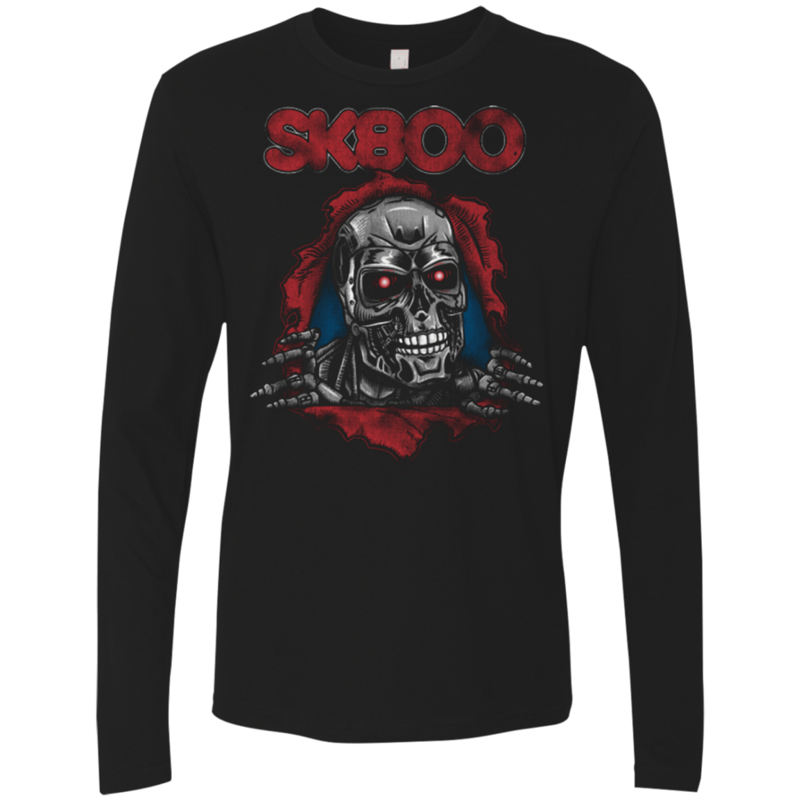 T-Shirts Black / Small SK800 Men's Premium Long Sleeve