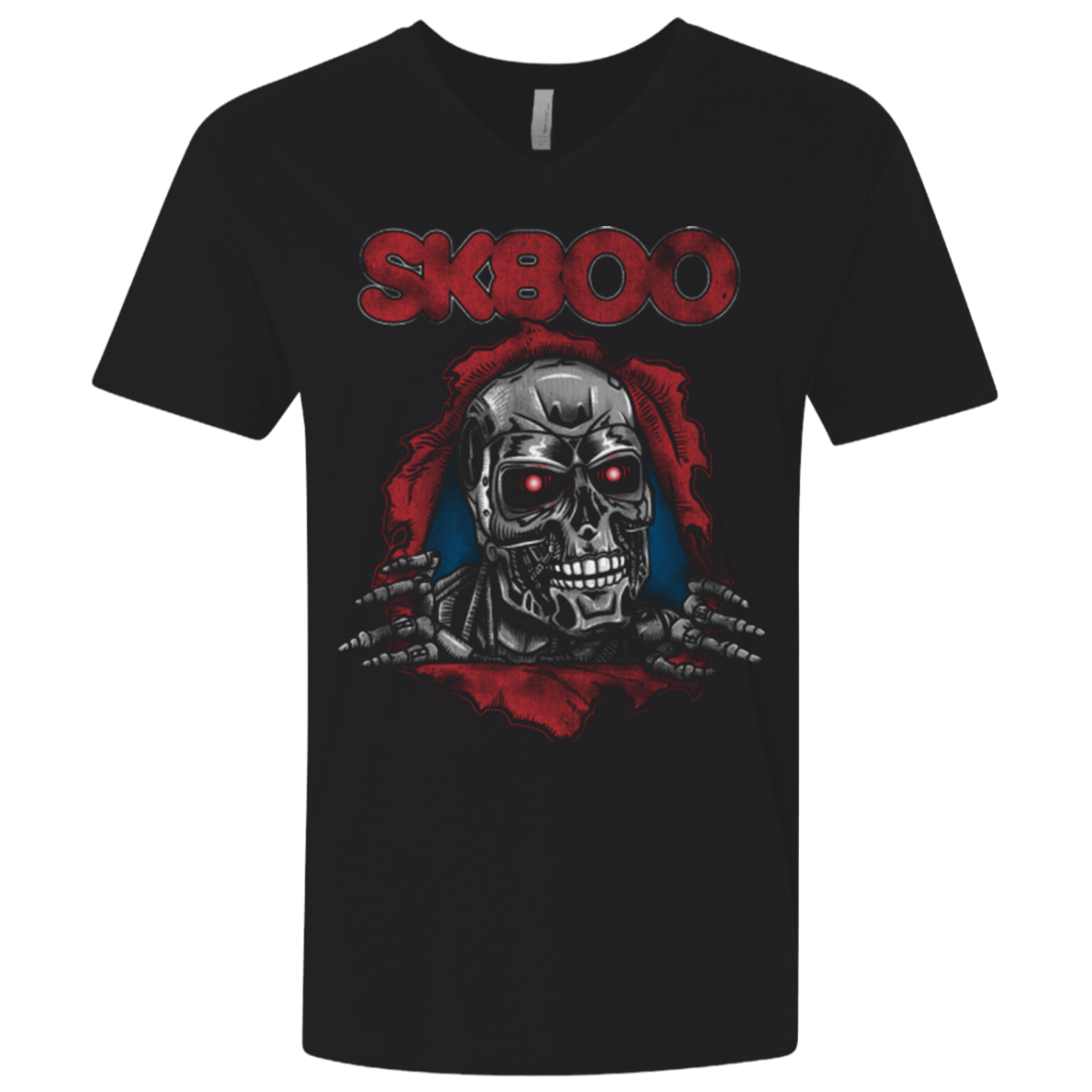 T-Shirts Black / X-Small SK800 Men's Premium V-Neck