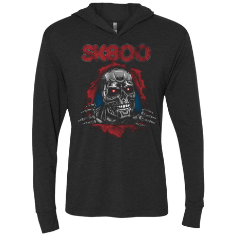 T-Shirts Vintage Black / X-Small SK800 Triblend Long Sleeve Hoodie Tee