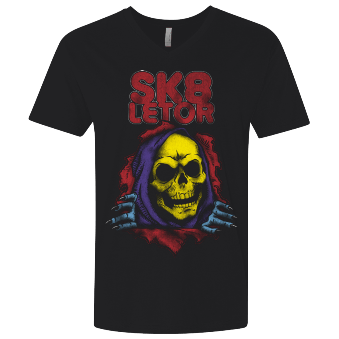 T-Shirts Black / X-Small SK8LETOR Men's Premium V-Neck
