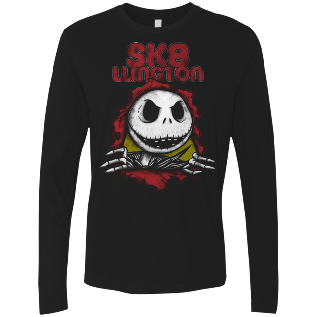 T-Shirts Black / Small SK8LLINGTON Men's Premium Long Sleeve
