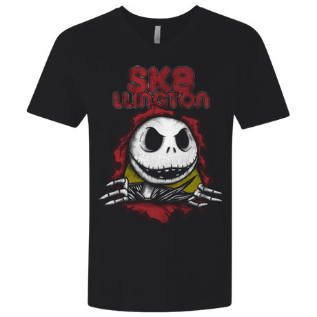 T-Shirts Black / X-Small SK8LLINGTON Men's Premium V-Neck