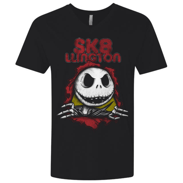 T-Shirts Black / X-Small SK8LLINGTON Men's Premium V-Neck