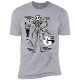 T-Shirts Heather Grey / YXS Skeleton Concept Boys Premium T-Shirt