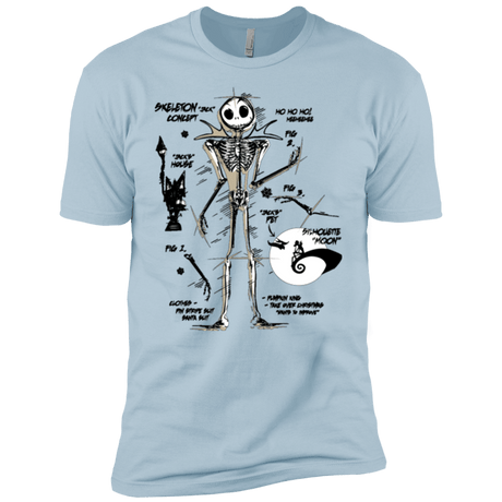 T-Shirts Light Blue / YXS Skeleton Concept Boys Premium T-Shirt