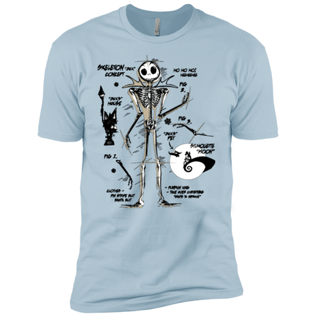 T-Shirts Light Blue / YXS Skeleton Concept Boys Premium T-Shirt