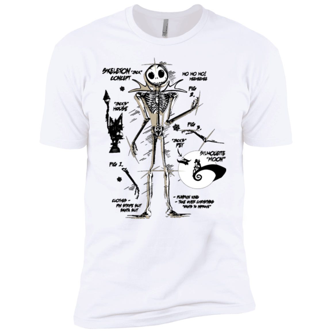 T-Shirts White / YXS Skeleton Concept Boys Premium T-Shirt