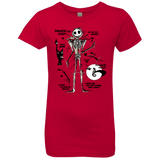 T-Shirts Red / YXS Skeleton Concept Girls Premium T-Shirt