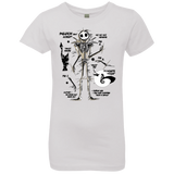 T-Shirts White / YXS Skeleton Concept Girls Premium T-Shirt