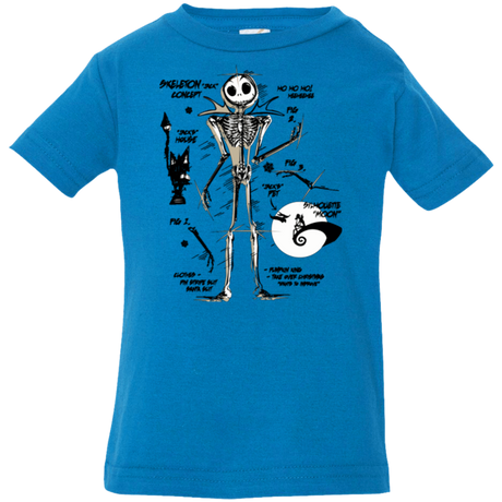 T-Shirts Cobalt / 6 Months Skeleton Concept Infant Premium T-Shirt