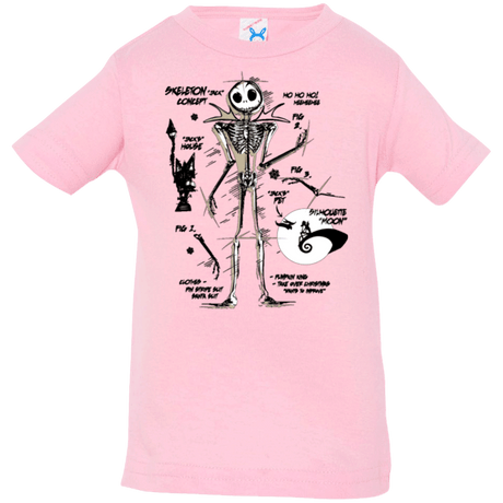 T-Shirts Pink / 6 Months Skeleton Concept Infant Premium T-Shirt