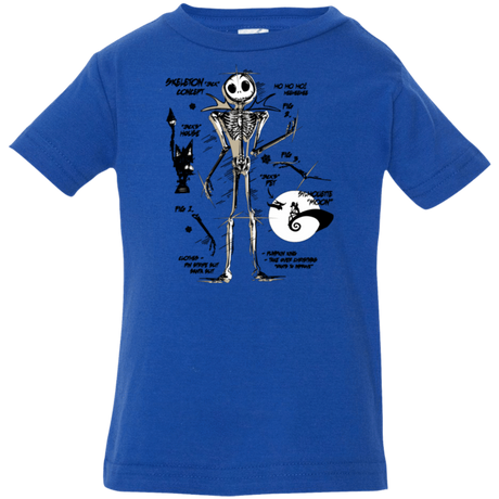 T-Shirts Royal / 6 Months Skeleton Concept Infant Premium T-Shirt