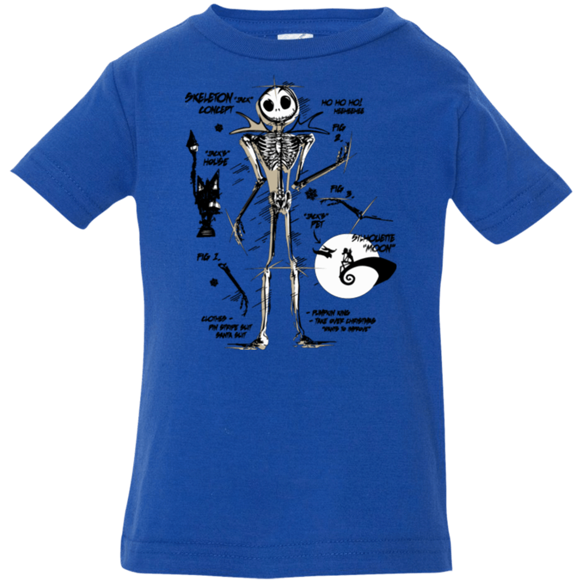 T-Shirts Royal / 6 Months Skeleton Concept Infant Premium T-Shirt