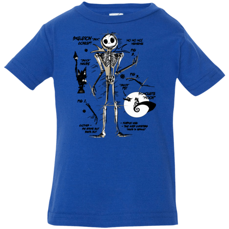 T-Shirts Royal / 6 Months Skeleton Concept Infant Premium T-Shirt