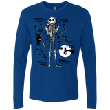 T-Shirts Royal / Small Skeleton Concept Men's Premium Long Sleeve