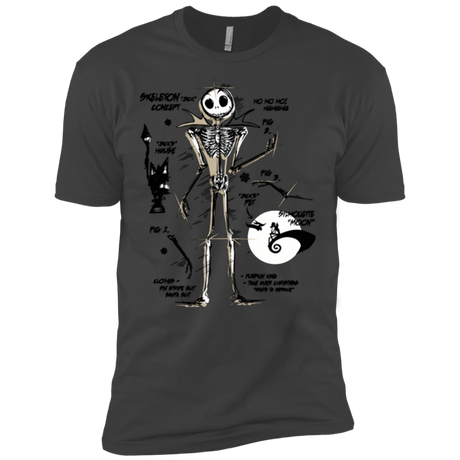 T-Shirts Heavy Metal / X-Small Skeleton Concept Men's Premium T-Shirt