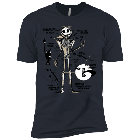 T-Shirts Indigo / X-Small Skeleton Concept Men's Premium T-Shirt