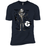 T-Shirts Midnight Navy / X-Small Skeleton Concept Men's Premium T-Shirt