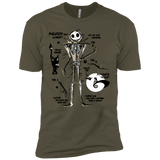 T-Shirts Military Green / X-Small Skeleton Concept Men's Premium T-Shirt