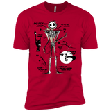 T-Shirts Red / X-Small Skeleton Concept Men's Premium T-Shirt