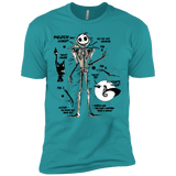 T-Shirts Tahiti Blue / X-Small Skeleton Concept Men's Premium T-Shirt