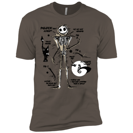 T-Shirts Warm Grey / X-Small Skeleton Concept Men's Premium T-Shirt