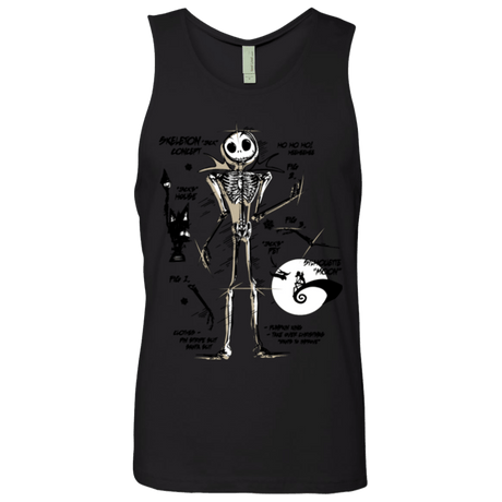 T-Shirts Black / Small Skeleton Concept Men's Premium Tank Top