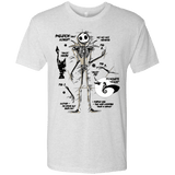 T-Shirts Heather White / Small Skeleton Concept Men's Triblend T-Shirt
