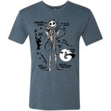 T-Shirts Indigo / Small Skeleton Concept Men's Triblend T-Shirt
