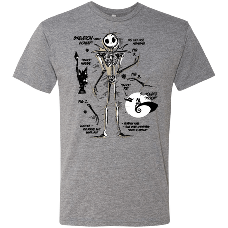 T-Shirts Premium Heather / Small Skeleton Concept Men's Triblend T-Shirt