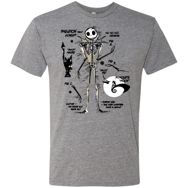 T-Shirts Premium Heather / Small Skeleton Concept Men's Triblend T-Shirt