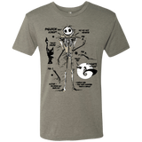 T-Shirts Venetian Grey / Small Skeleton Concept Men's Triblend T-Shirt