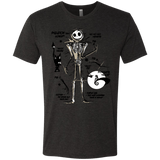 T-Shirts Vintage Black / Small Skeleton Concept Men's Triblend T-Shirt