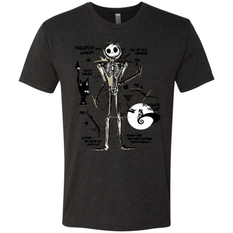 T-Shirts Vintage Black / Small Skeleton Concept Men's Triblend T-Shirt