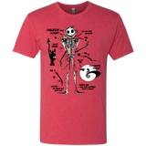 T-Shirts Vintage Red / Small Skeleton Concept Men's Triblend T-Shirt