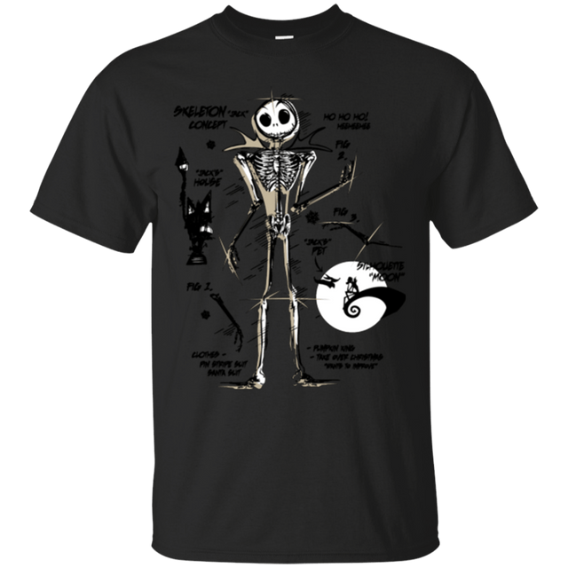 T-Shirts Black / Small Skeleton Concept T-Shirt