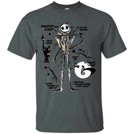 T-Shirts Dark Heather / Small Skeleton Concept T-Shirt
