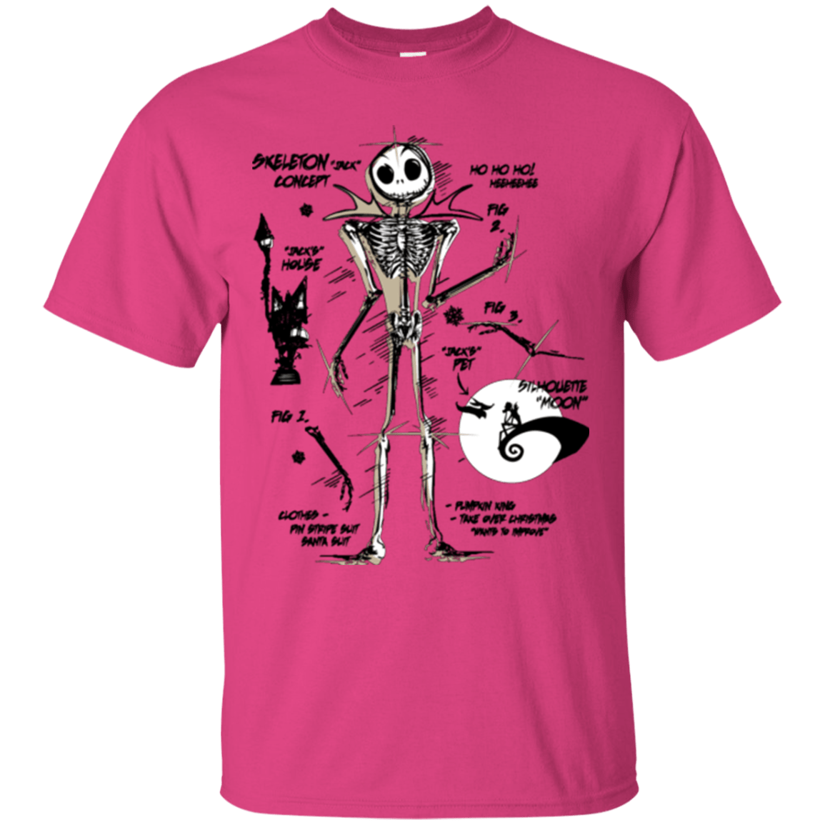 T-Shirts Heliconia / Small Skeleton Concept T-Shirt