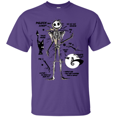 T-Shirts Purple / Small Skeleton Concept T-Shirt