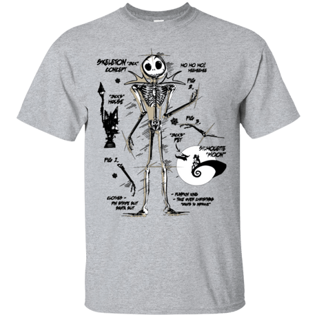 T-Shirts Sport Grey / Small Skeleton Concept T-Shirt