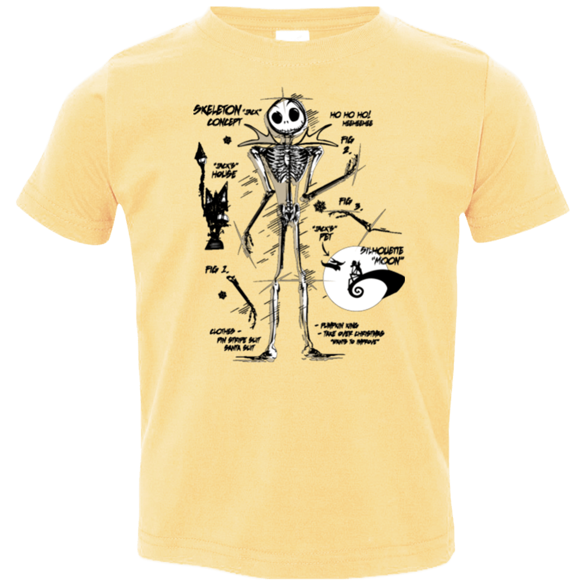 T-Shirts Butter / 2T Skeleton Concept Toddler Premium T-Shirt