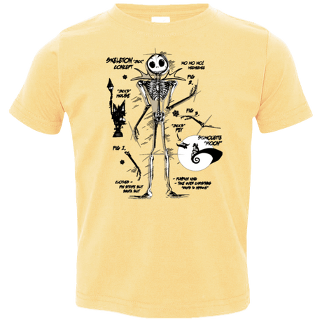 T-Shirts Butter / 2T Skeleton Concept Toddler Premium T-Shirt