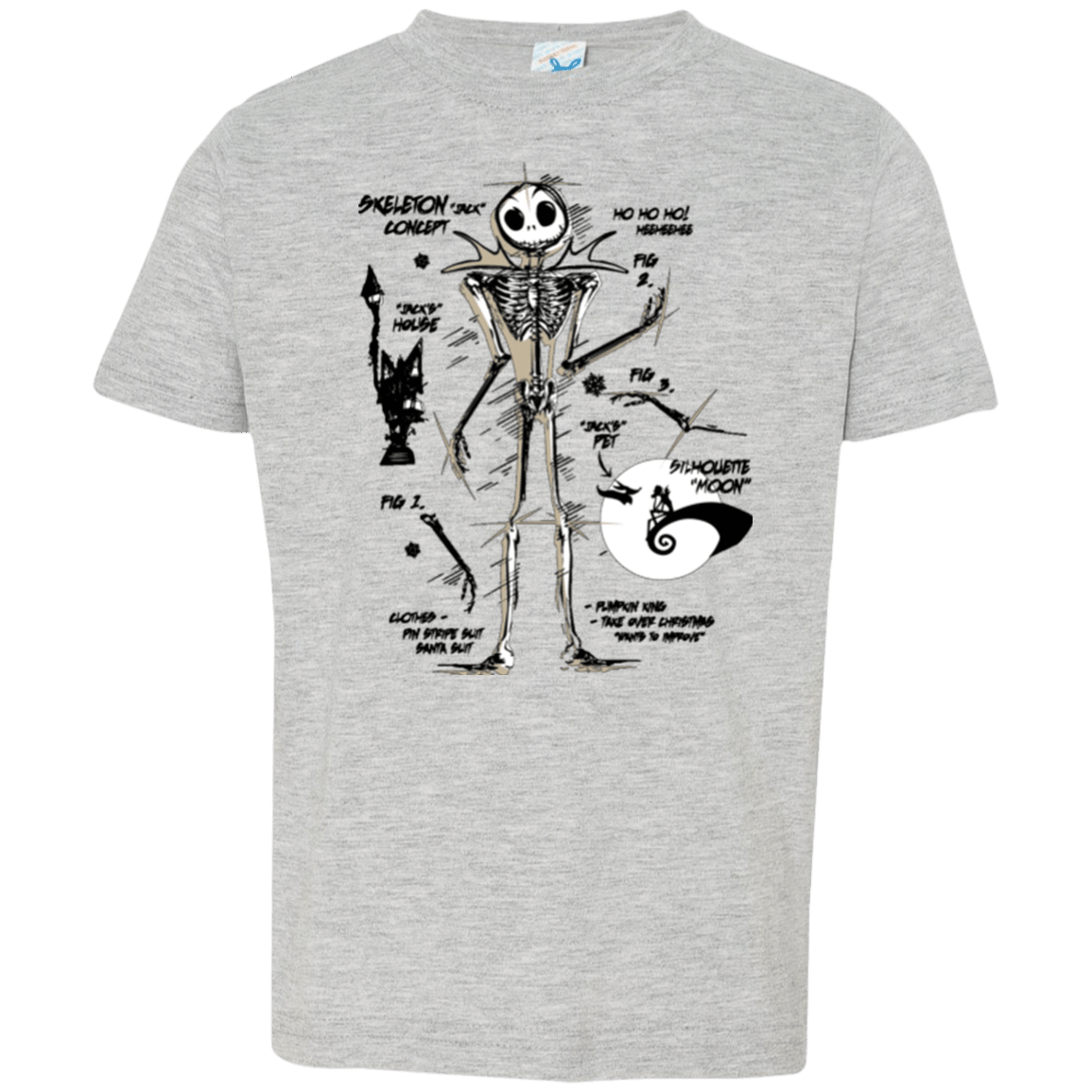 T-Shirts Heather / 2T Skeleton Concept Toddler Premium T-Shirt